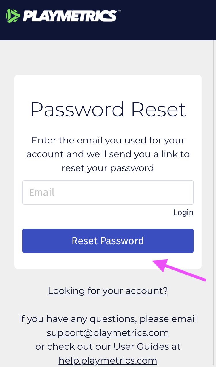 How do I reset my PlayMetrics account password? – PlayMetrics Support ...